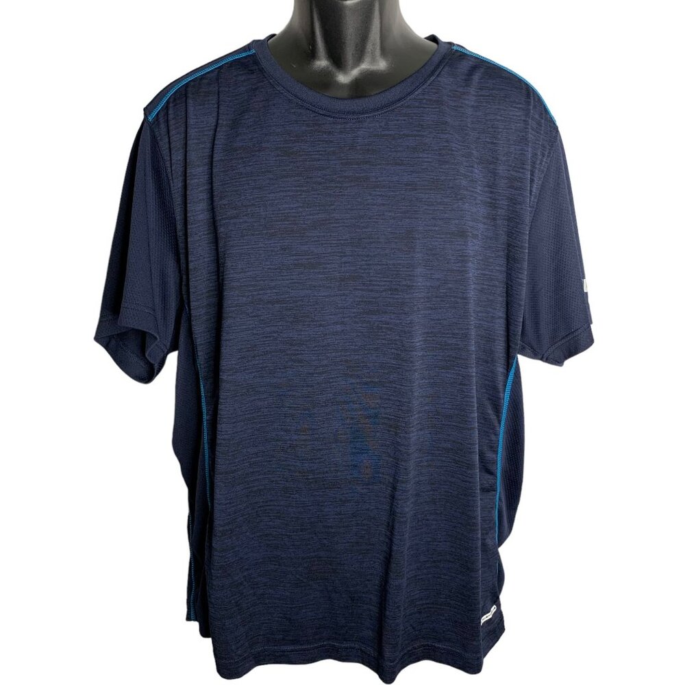 And 1 Athletic Short Sleeve T Shirt XL Blue Moisture Wicking Crewneck Knit